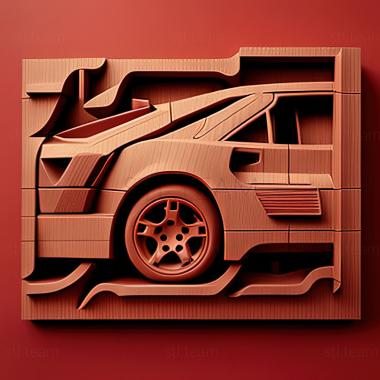 3D model Ferrari F40 (STL)